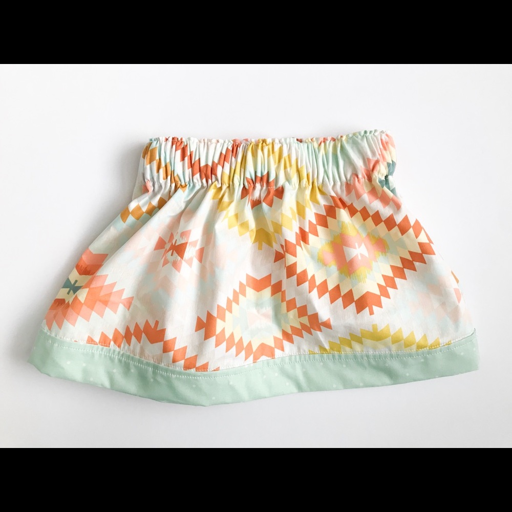 Aztec skirt girls 2T